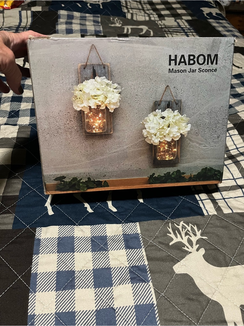 NIB LIGHTED SMALL WALL SCONES